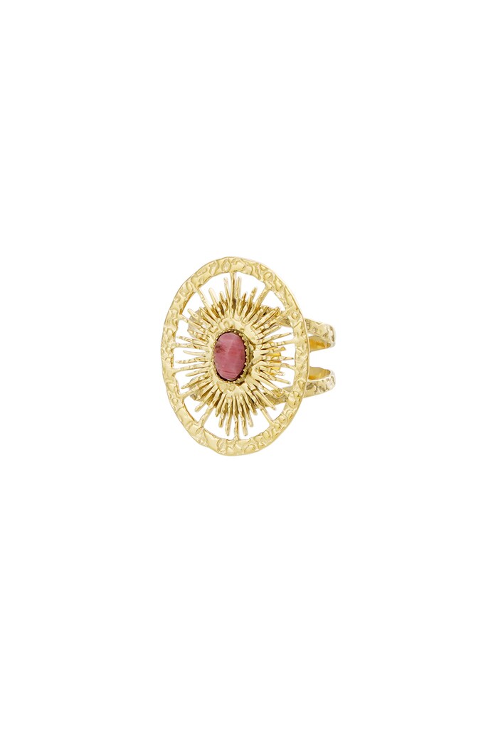 RING CHARMING - PINK/GREEN