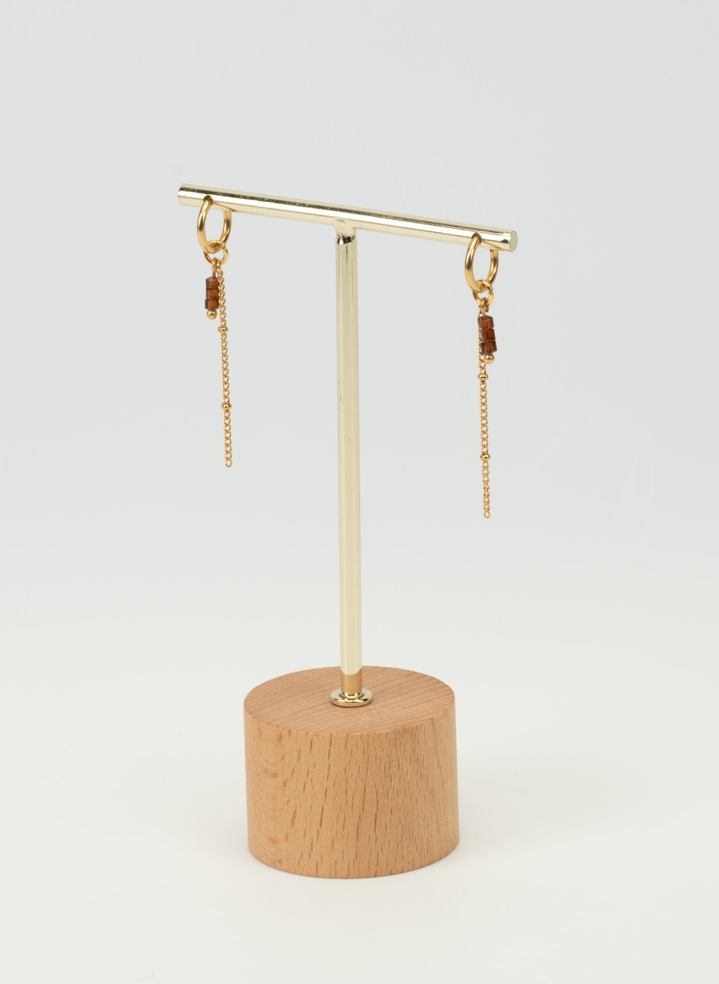 OORBELLEN BROWN HANGING