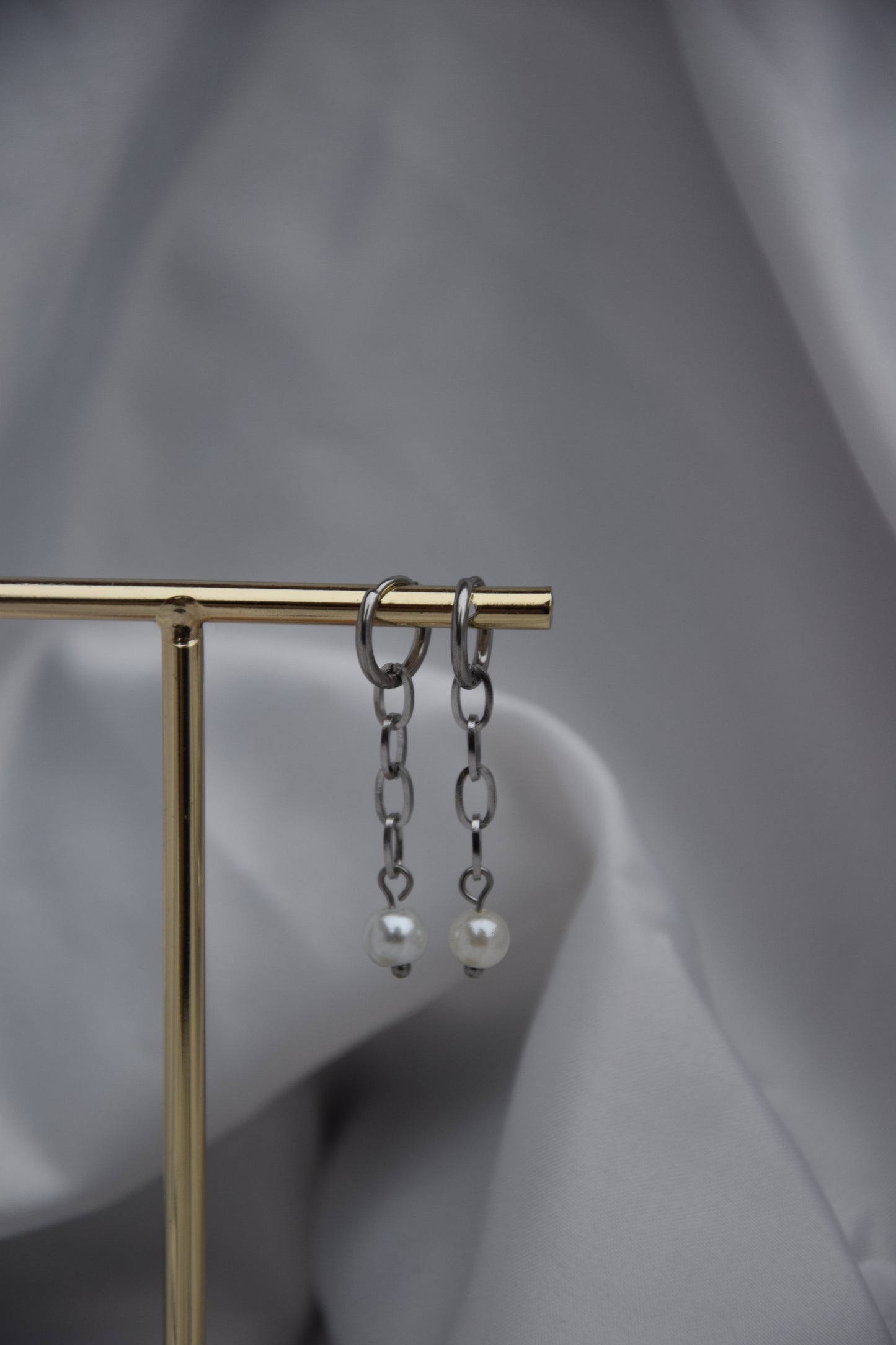 OORBELLEN CHAIN PEARL