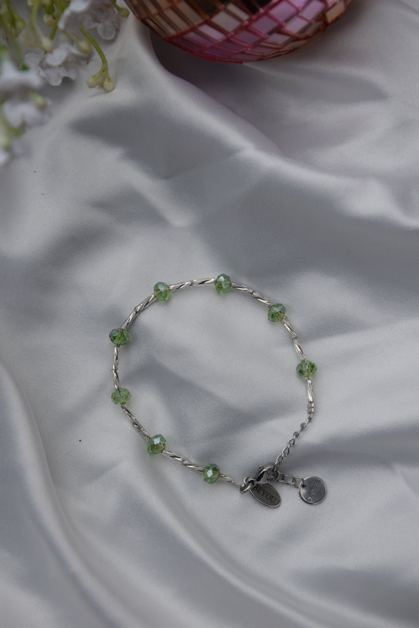 ARMBAND GREEN BEADS