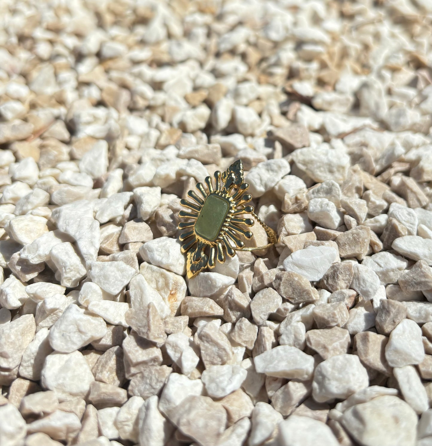 RING STATEMENT GREEN