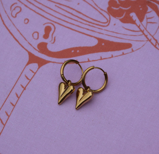OORBELLEN FAMOUS HEARTS