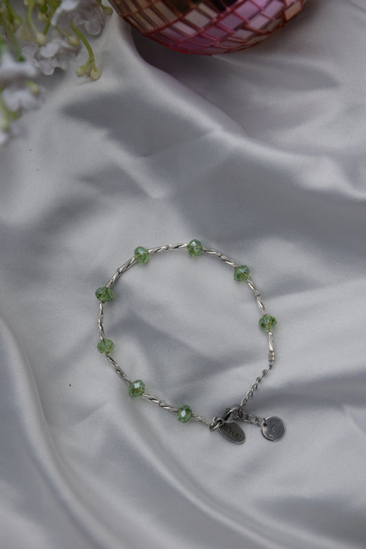 ARMBAND GREEN BEADS