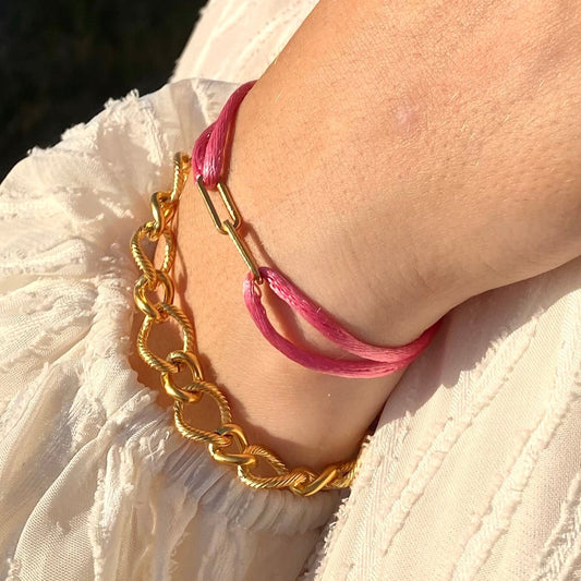 ARMBAND SATIN PINK