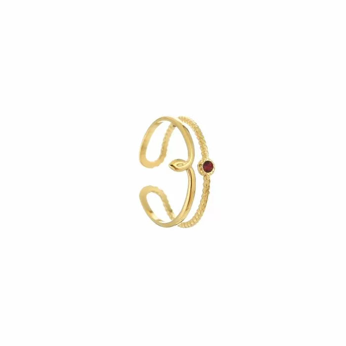 RING SPARKLING RED