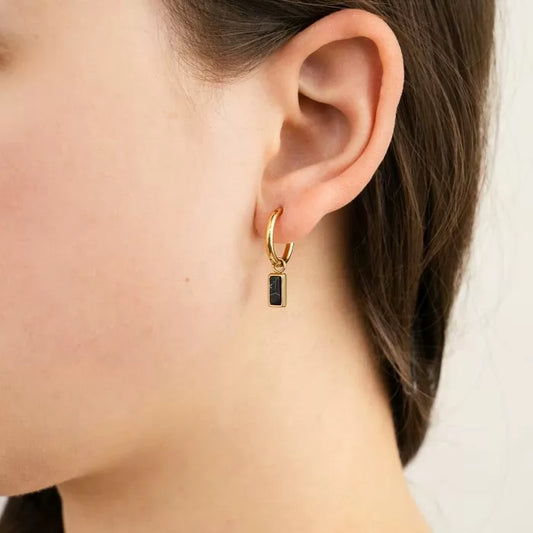 OORBELLEN CHIQUE BLACK